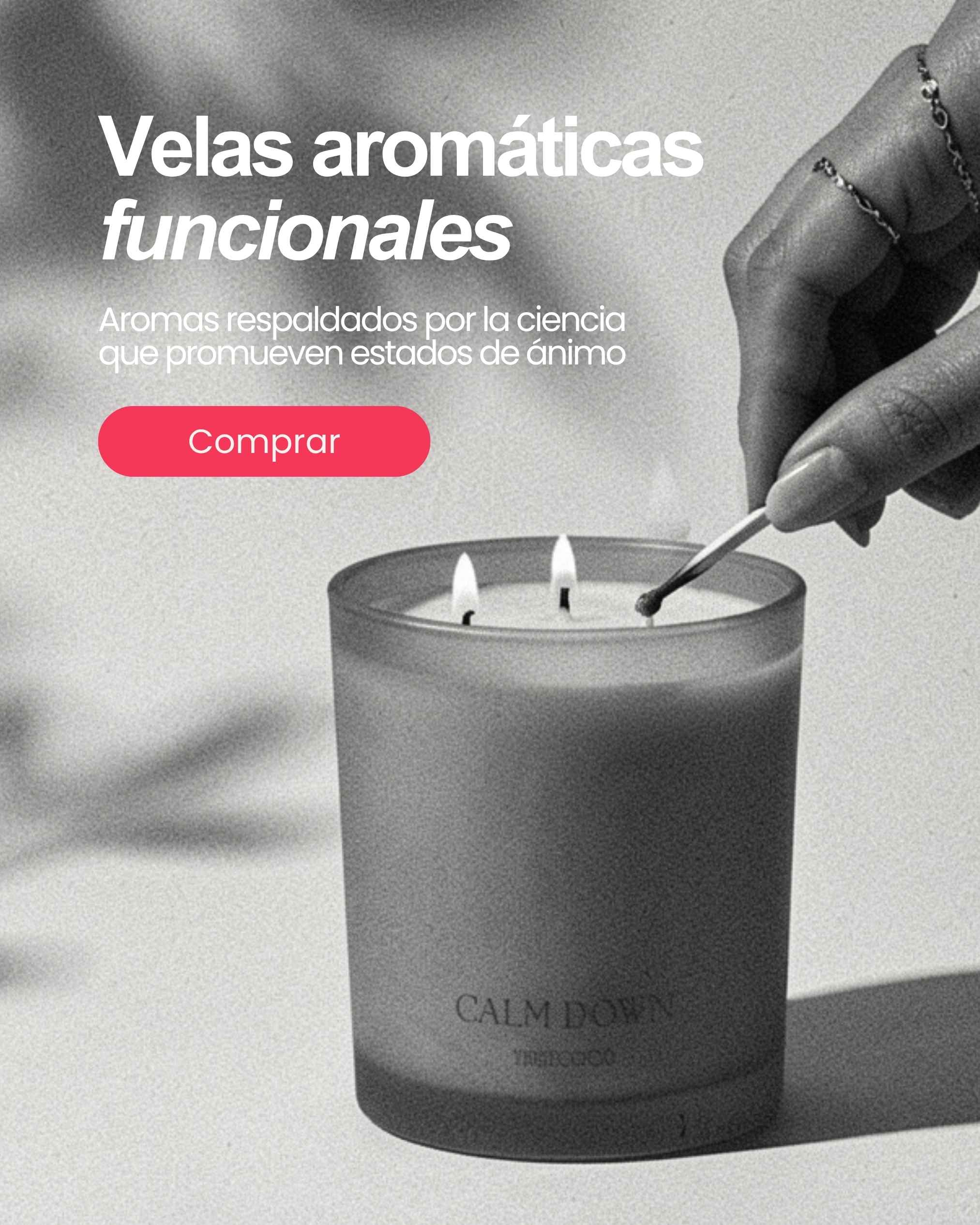 Velas aromaticas calma y descanso